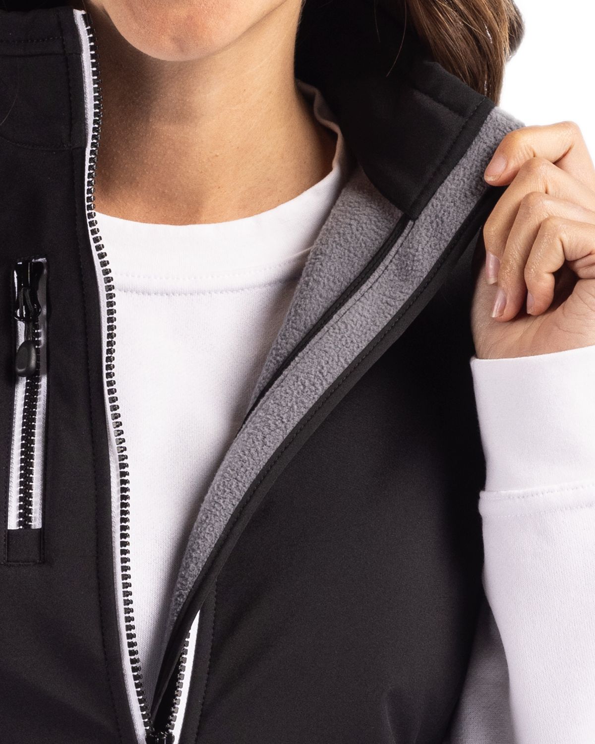 Clique Women's Telemark Recycled Stretch Softshell Full Zip Vest-6