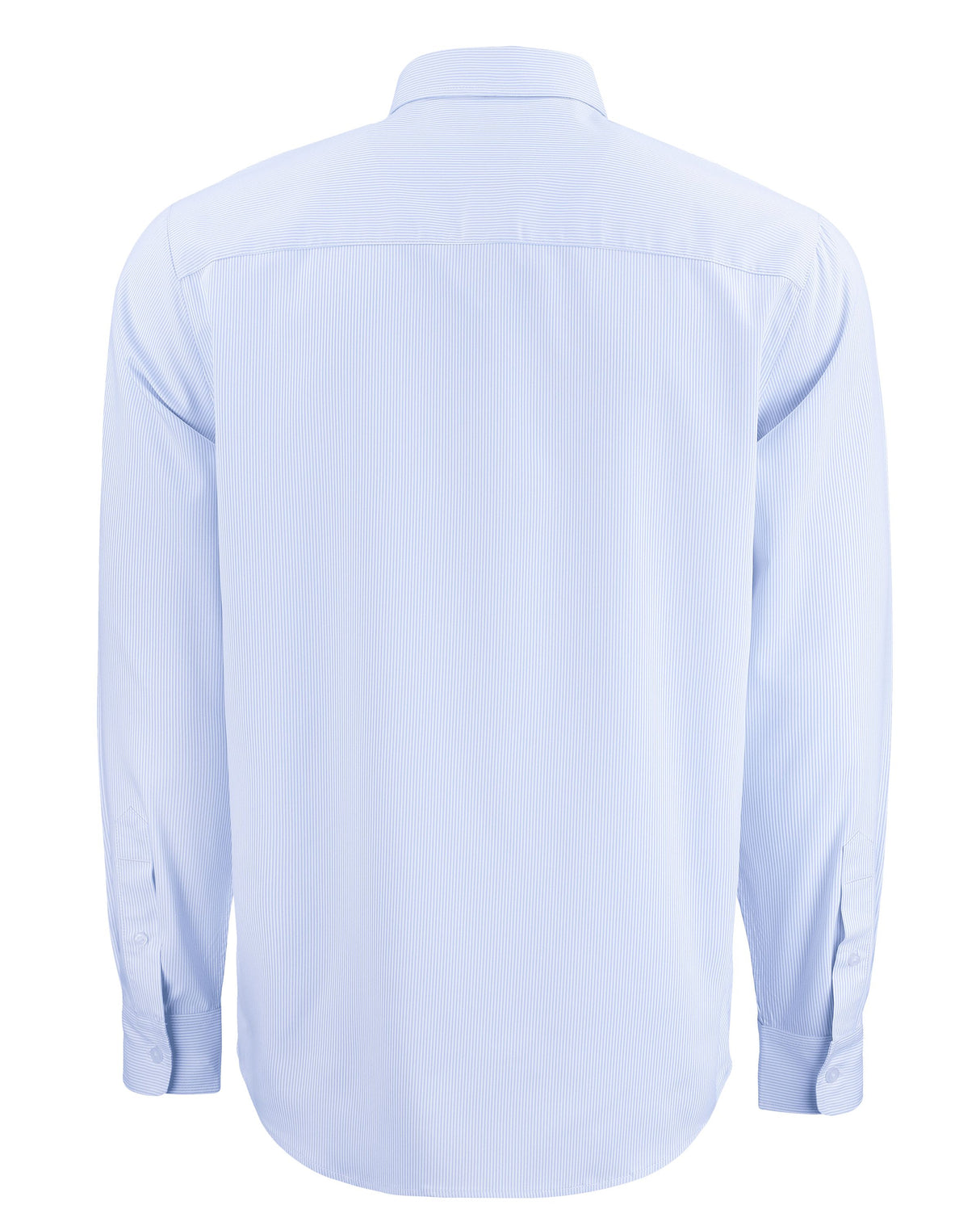 Cutter & Buck Men's Skyline Recycled Pinstripe Long Sleeve Button Down Dress Shirt-5