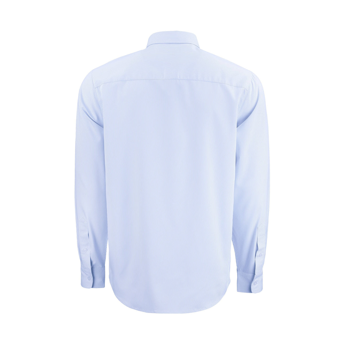 Cutter & Buck Men's Skyline Recycled Pinstripe Long Sleeve Button Down Dress Shirt-5