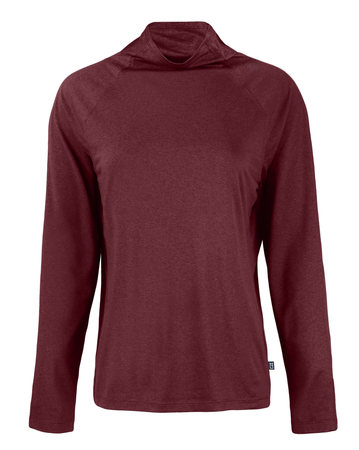 Cutter & Buck Women's Coastline Recycled Double Peached Funnel Neck Pullover-4