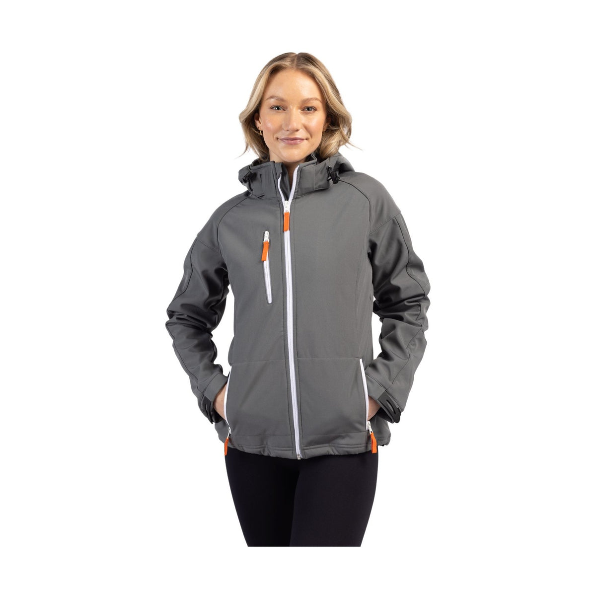 Clique Women's Serac Stretch Softshell Full Zip Jacket-6