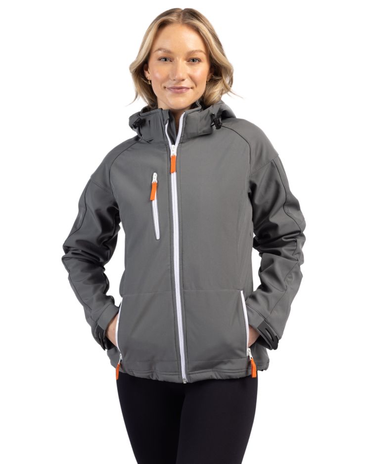 Clique Women's Serac Stretch Softshell Full Zip Jacket-9