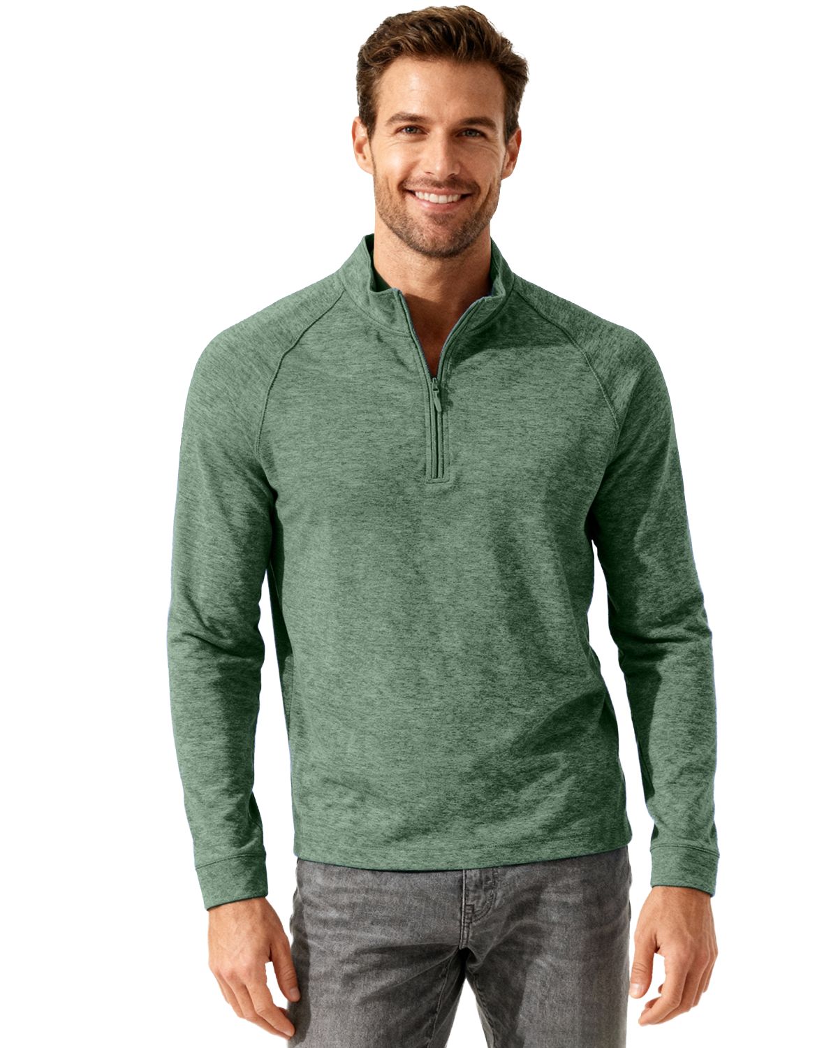 Clique Men's Dash Recycled Quarter Zip Sweatshirt-4