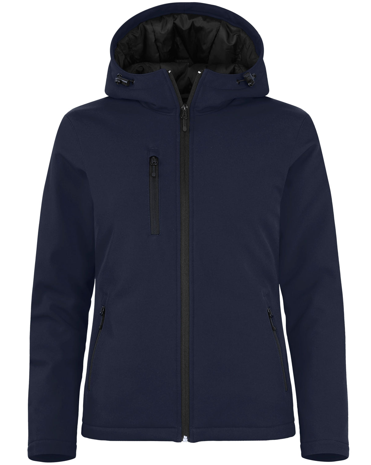 Clique Women's Equinox Insulated Softshell Full Zip Hooded Jacket-2