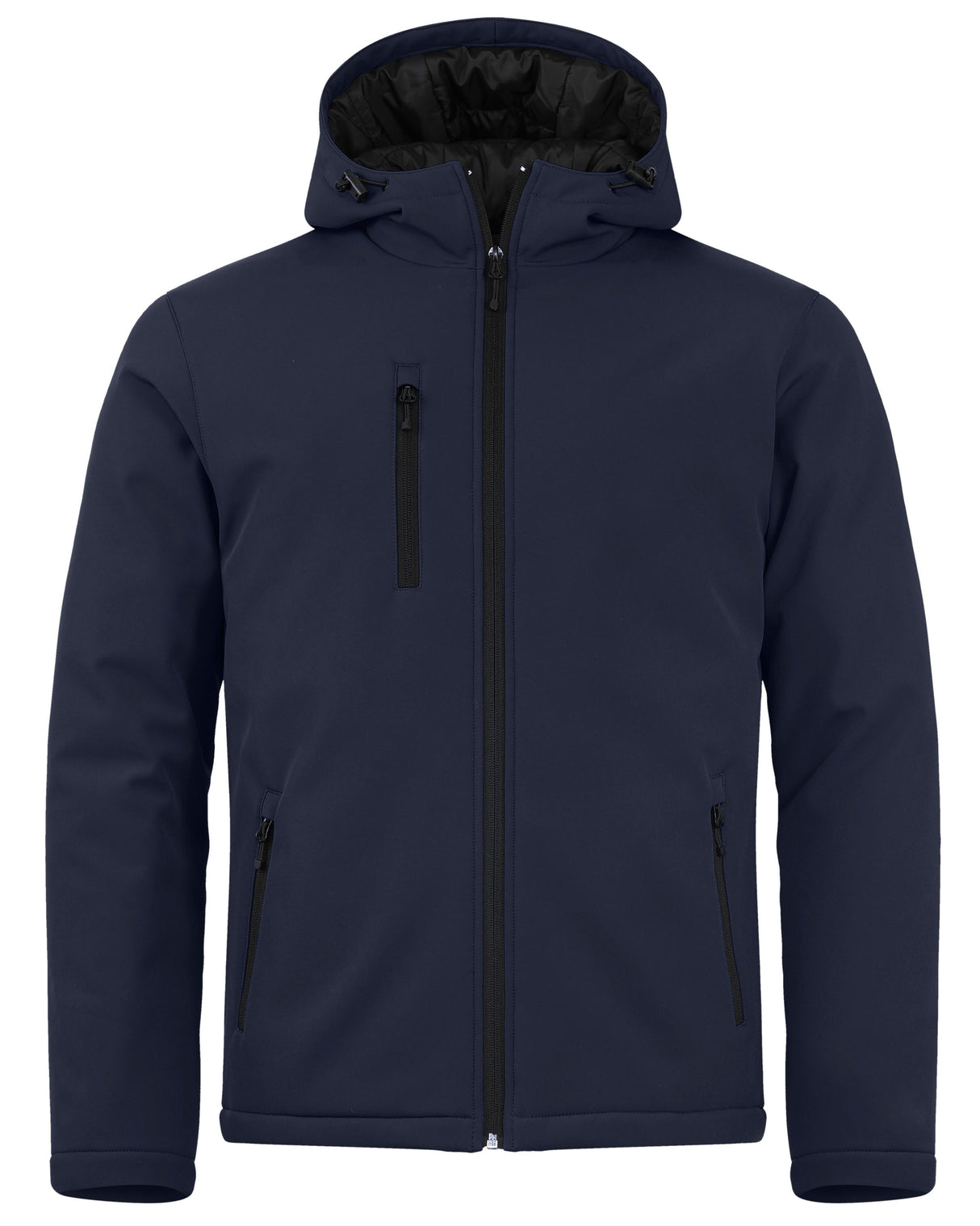 Clique Men's Equinox Insulated Softshell Full Zip Hooded Jacket-1