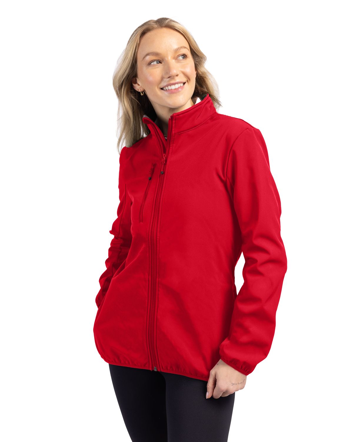 Clique Women's Trail Recycled Stretch Softshell Full Zip Jacket-3