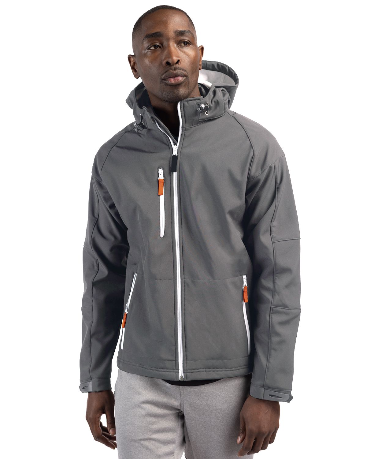 Clique Men's Serac Stretch Softshell Full Zip Jacket-1