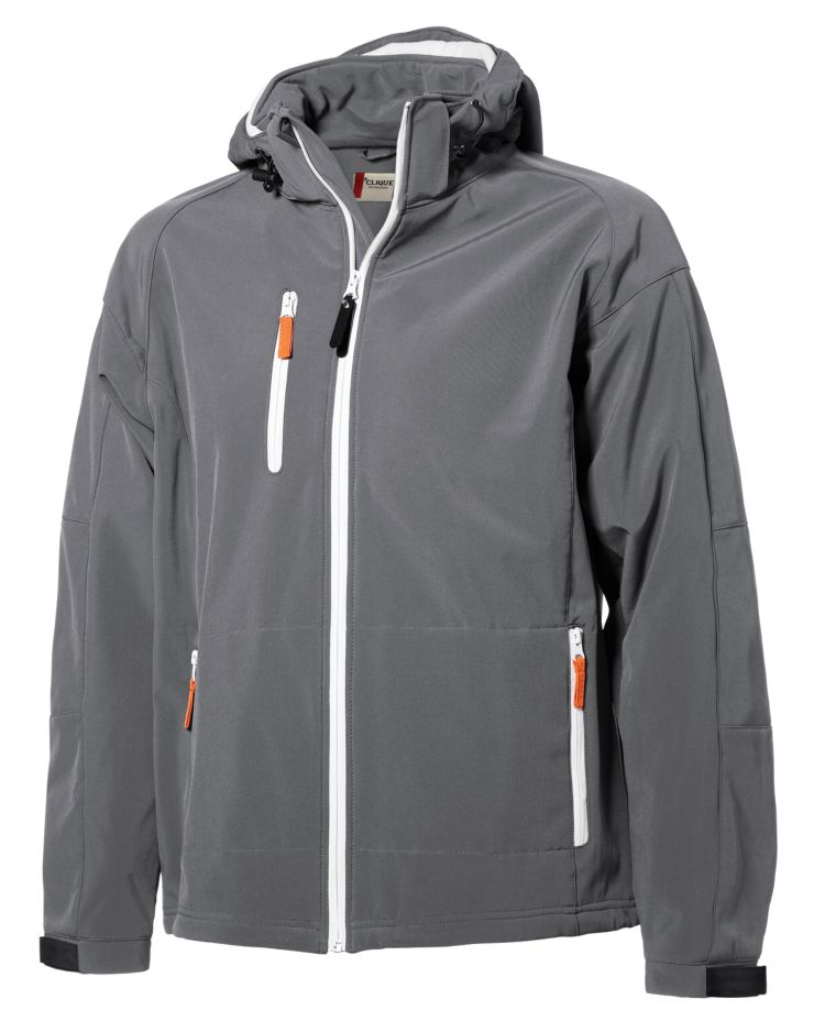 Clique Men's Serac Stretch Softshell Full Zip Jacket-2
