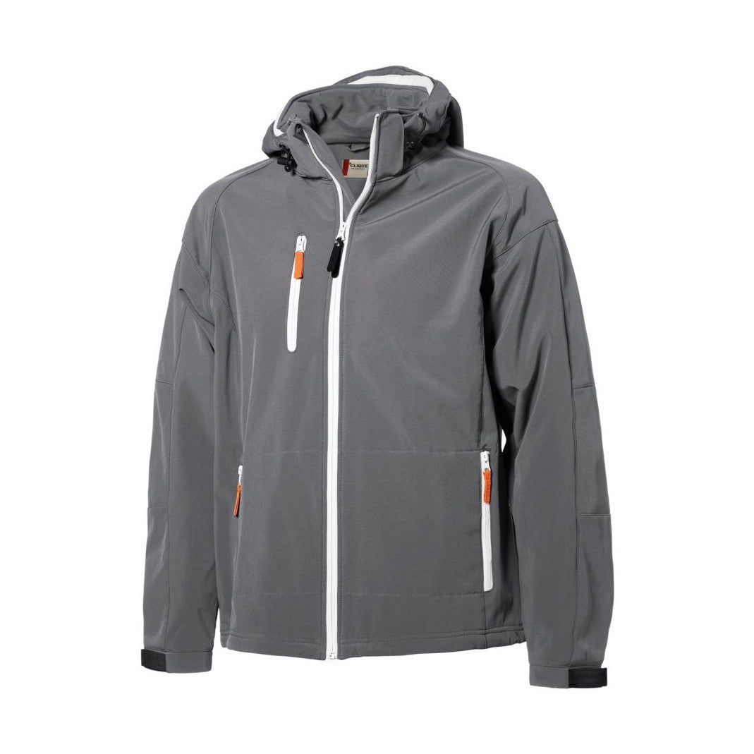 Clique Men's Serac Stretch Softshell Full Zip Jacket-2