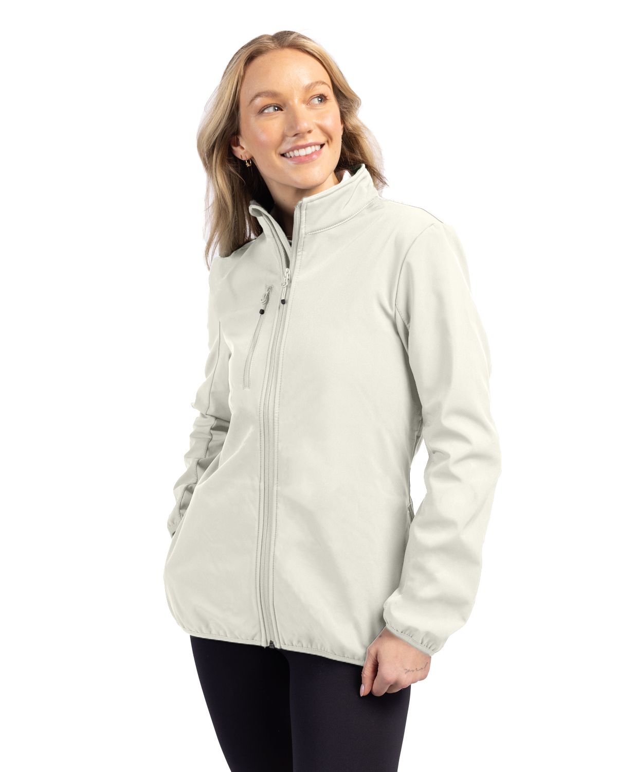 Clique Women's Trail Recycled Stretch Softshell Full Zip Jacket-1