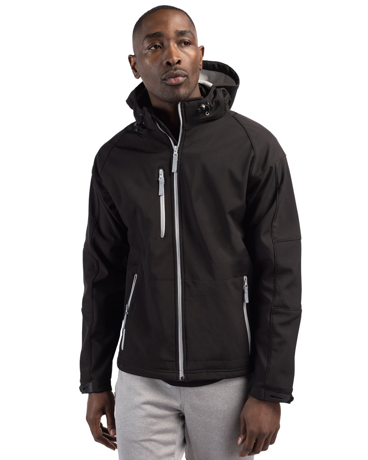 Clique Men's Serac Stretch Softshell Full Zip Jacket-1