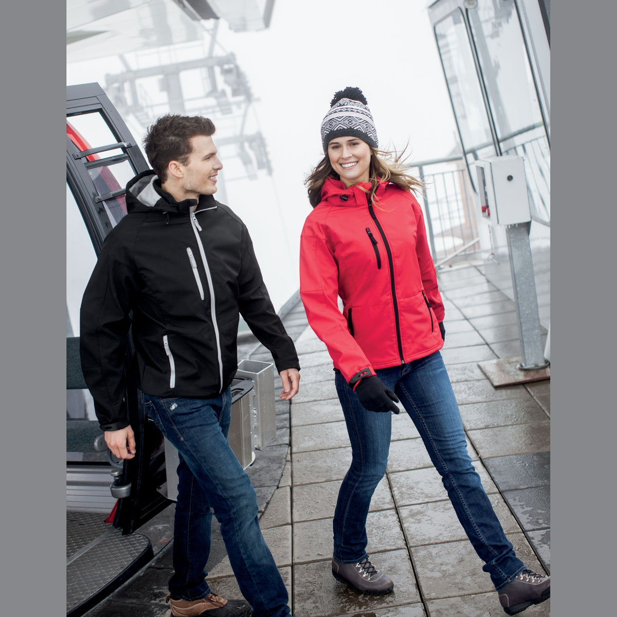 Clique Men's Serac Stretch Softshell Full Zip Jacket-2