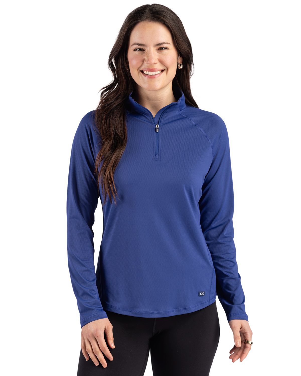 Cutter & Buck Women's Prospect Recycled Featherlight Stretch Quarter Zip-4