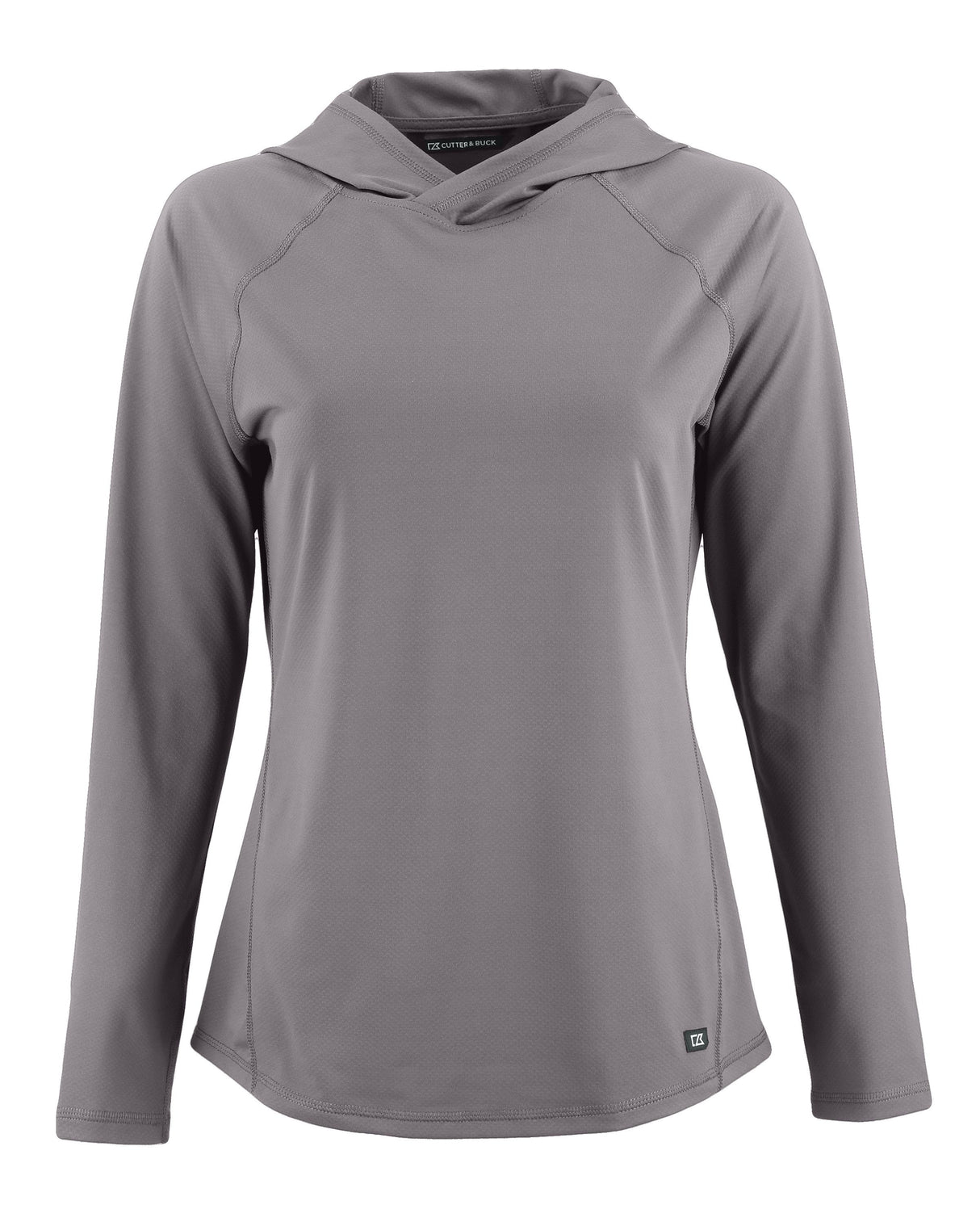 Cutter & Buck Women's Prospect Recycled Featherlight Stretch Hooded Pullover-10
