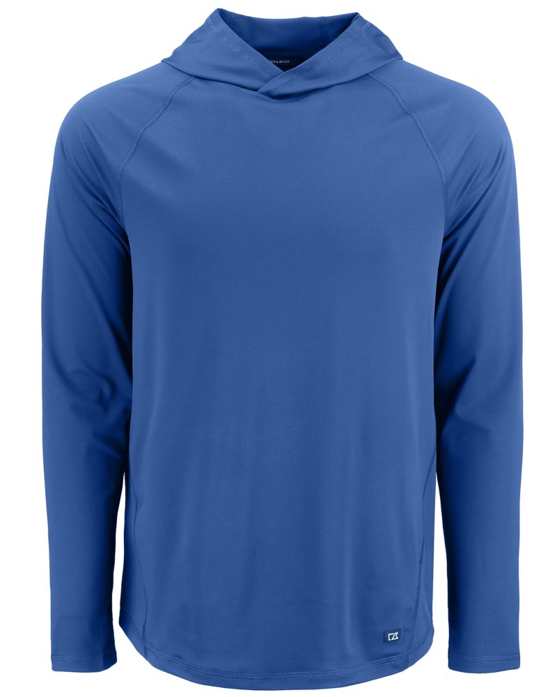Cutter & Buck Men's Prospect Recycled Featherlight Stretch Hooded Pullover-5