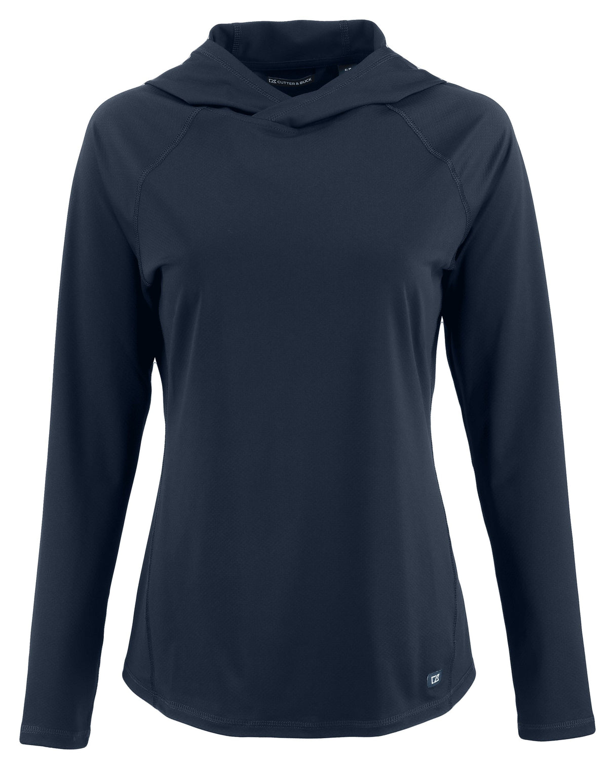 Cutter & Buck Women's Prospect Recycled Featherlight Stretch Hooded Pullover-1