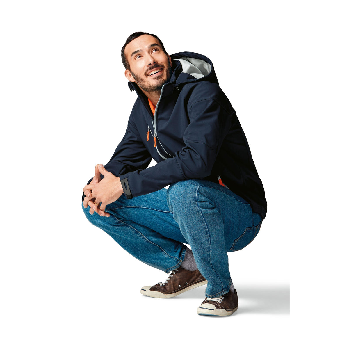 Clique Men's Serac Stretch Softshell Full Zip Jacket-1