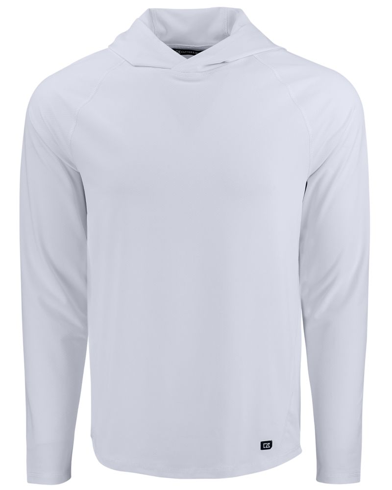 Cutter & Buck Men's Prospect Recycled Featherlight Stretch Hooded Pullover-5
