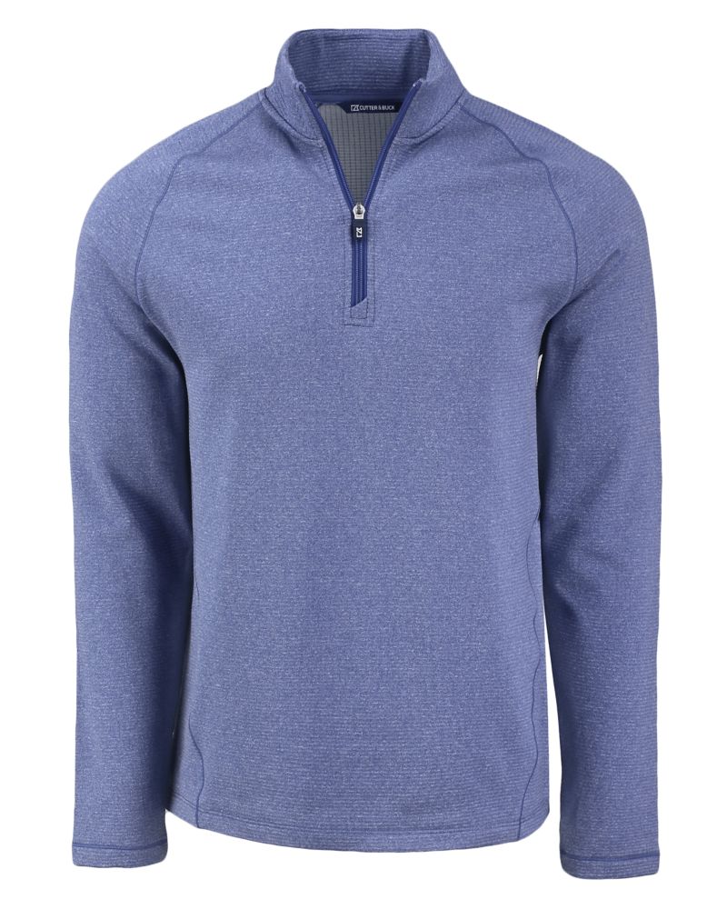 Cutter & Buck Men's Peshastin Recycled GridFleece Half Zip Pullover-2