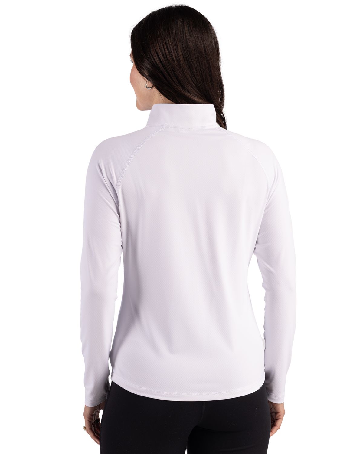 Cutter & Buck Women's Prospect Recycled Featherlight Stretch Quarter Zip-5