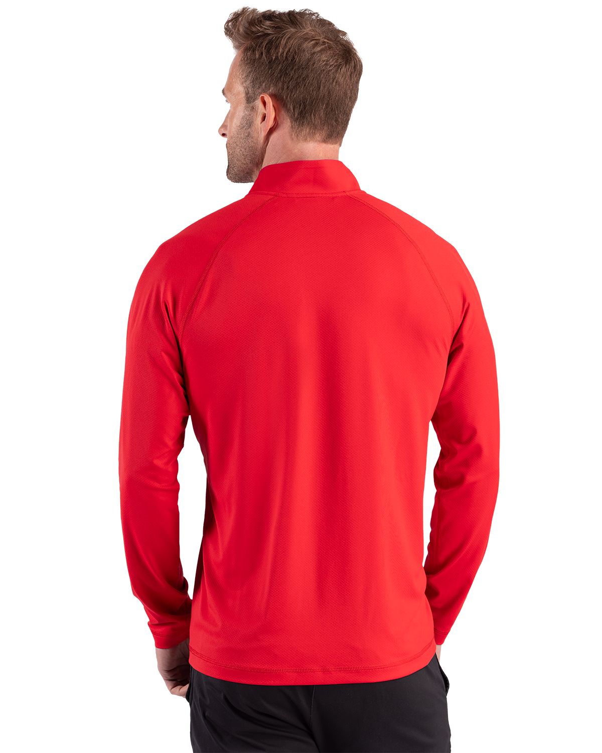 Cutter & Buck Men's Prospect Recycled Featherlight Stretch Quarter Zip-2