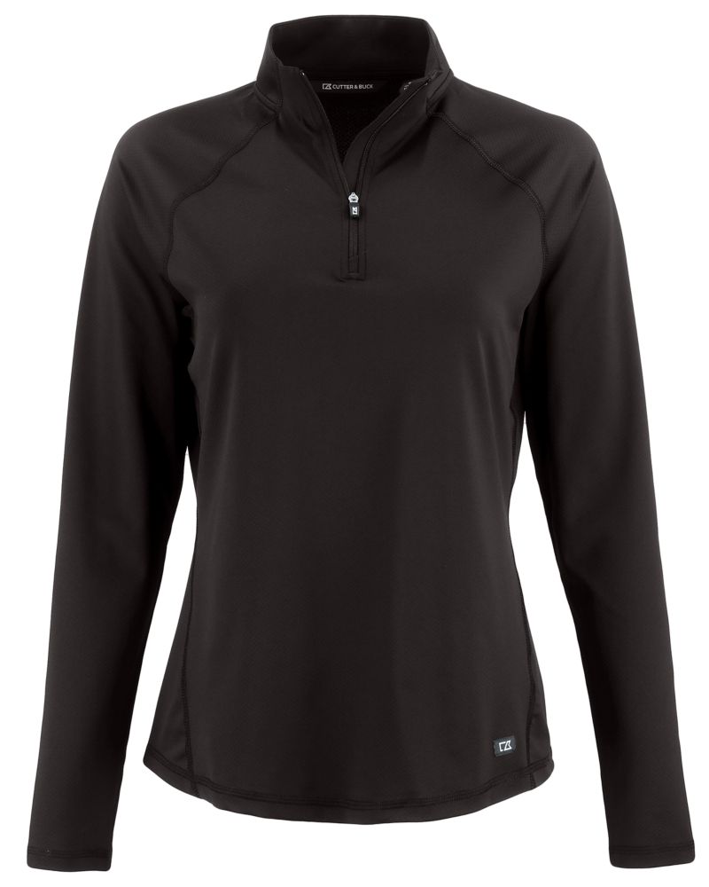 Cutter & Buck Women's Prospect Recycled Featherlight Stretch Quarter Zip-4