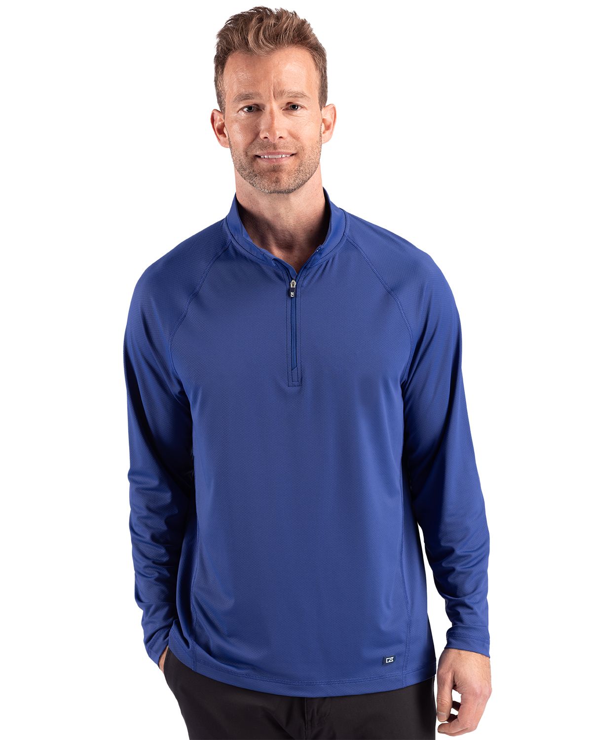 Cutter & Buck Men's Prospect Recycled Featherlight Stretch Quarter Zip-3