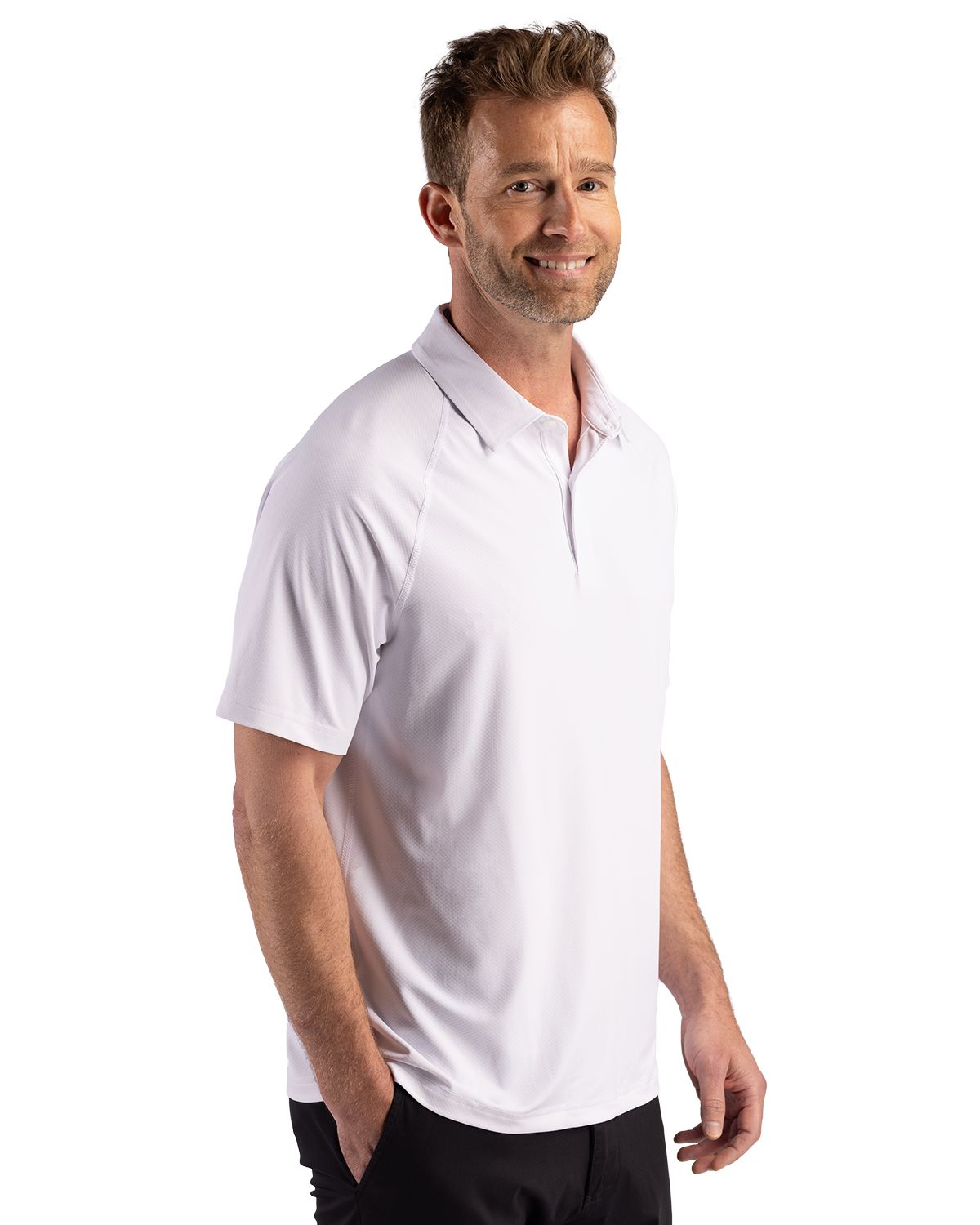 Cutter & Buck Men's Prospect Recycled Featherlight Stretch Sport Polo-4