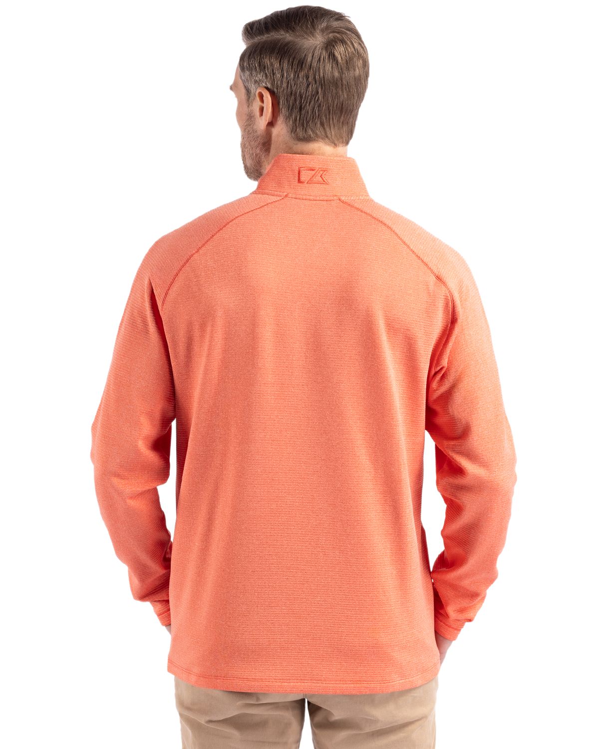 Cutter & Buck Men's Peshastin Recycled GridFleece Half Zip Pullover-2