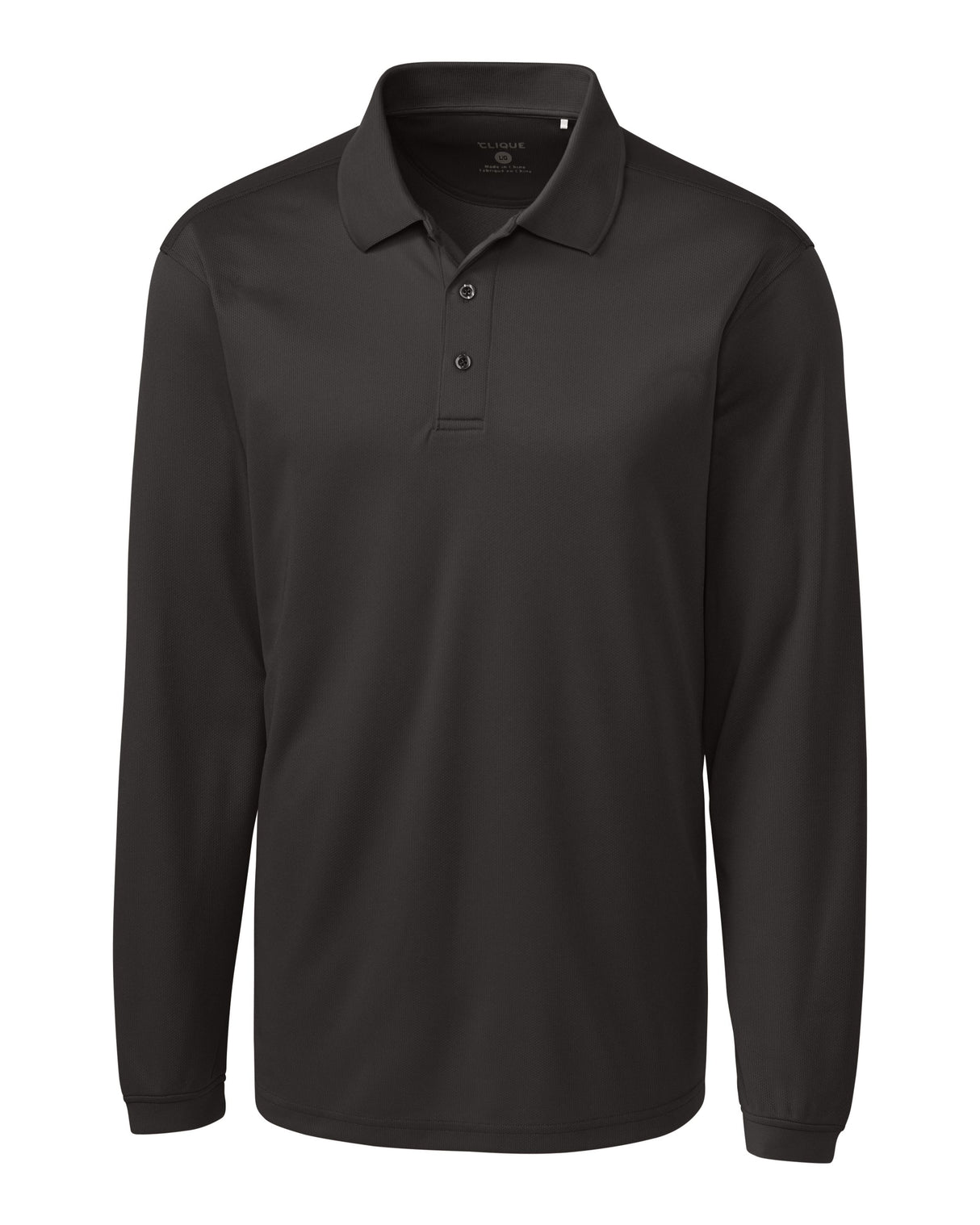 Clique Men's Ice Pique Tech Long Sleeve Polo-1