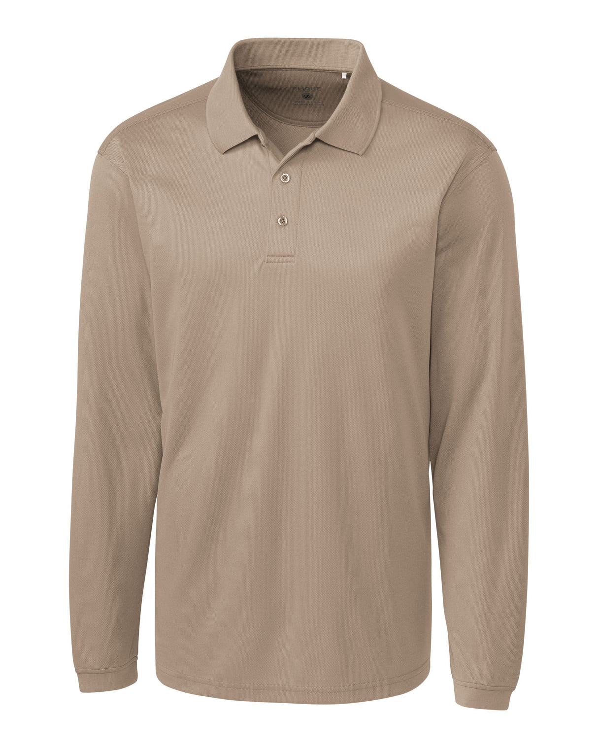 Clique Men's Ice Pique Tech Long Sleeve Polo-1