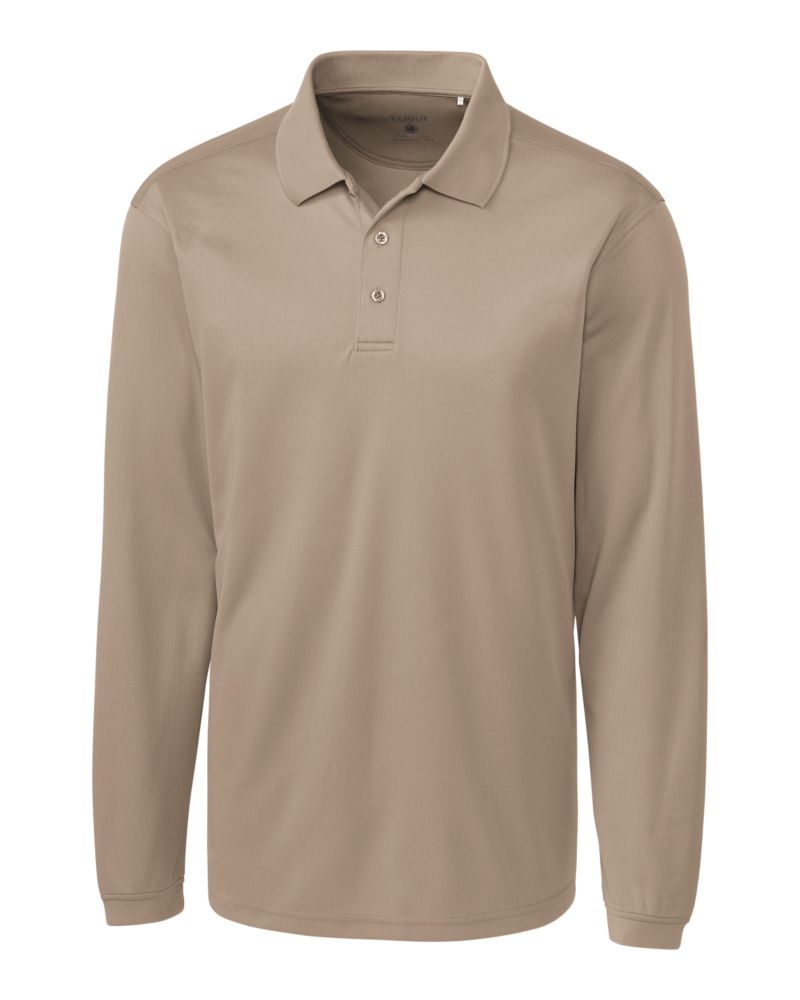Clique Men's Ice Pique Tech Long Sleeve Polo-2