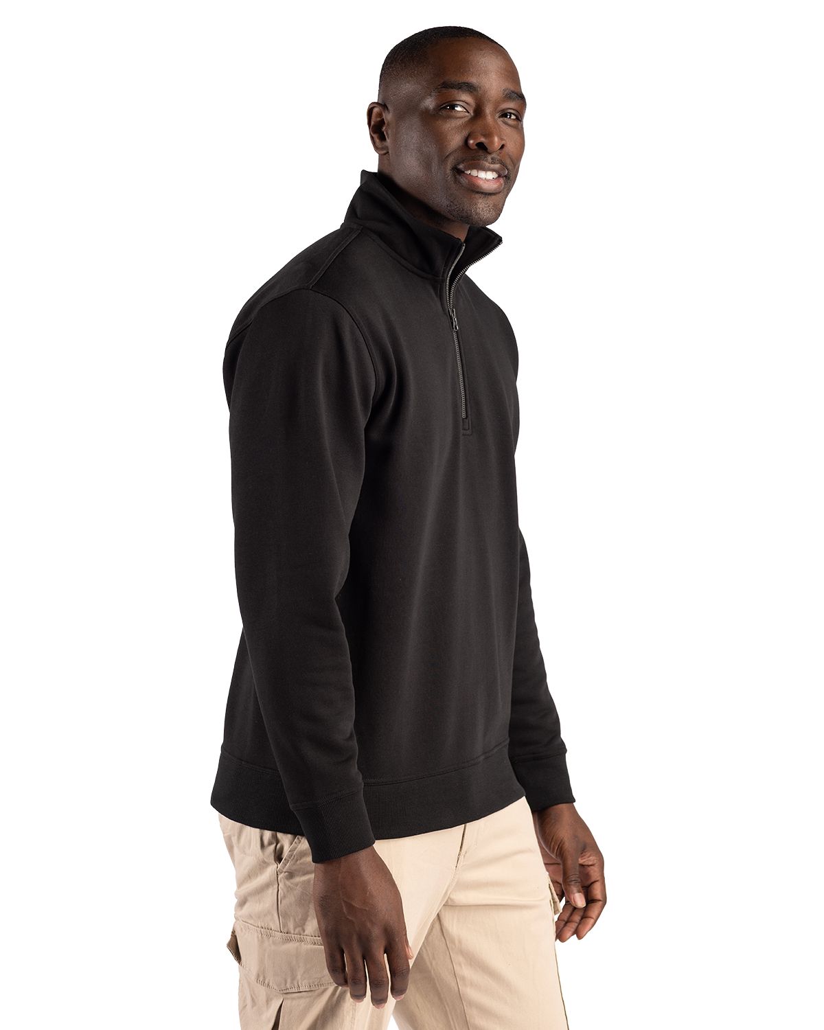 Clique Men's Drive Recycled Quarter Zip Sweatshirt-6