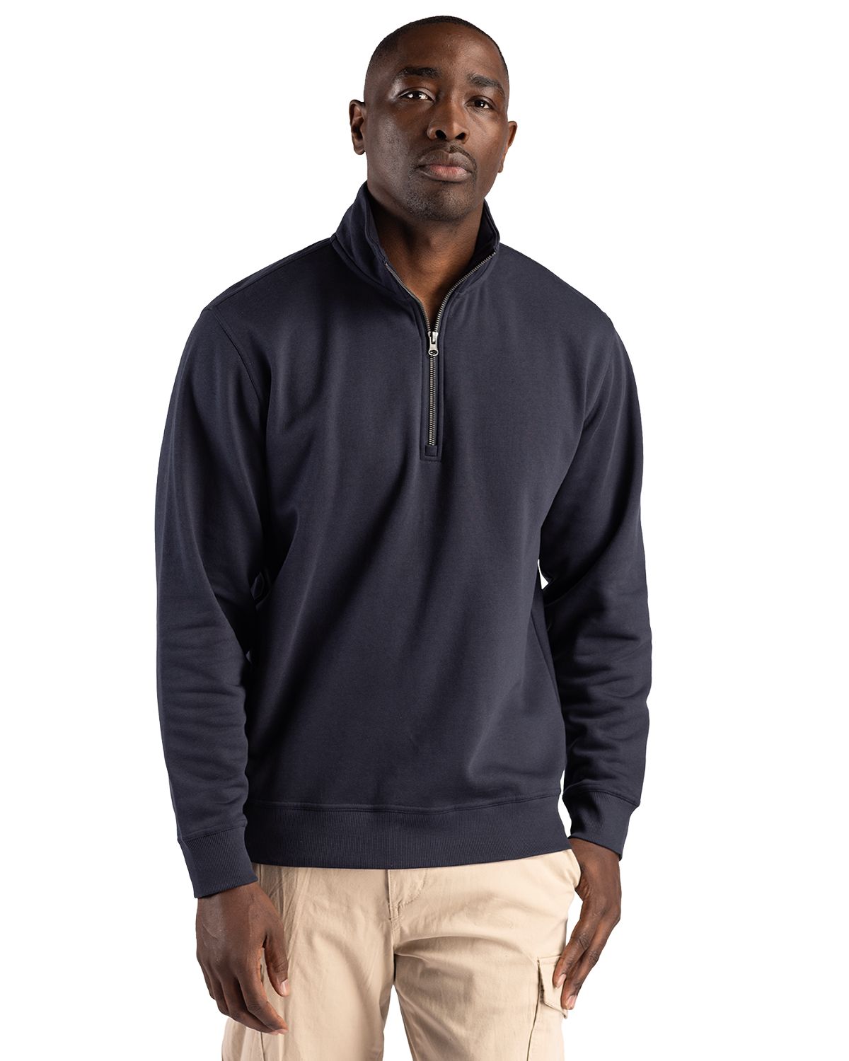 Clique Men's Drive Recycled Quarter Zip Sweatshirt-4