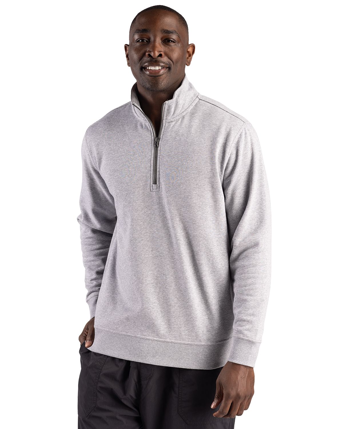 Clique Men's Drive Recycled Quarter Zip Sweatshirt-4
