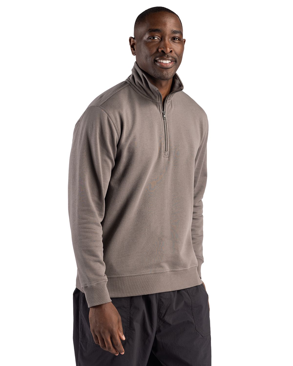 Clique Men's Drive Recycled Quarter Zip Sweatshirt-6