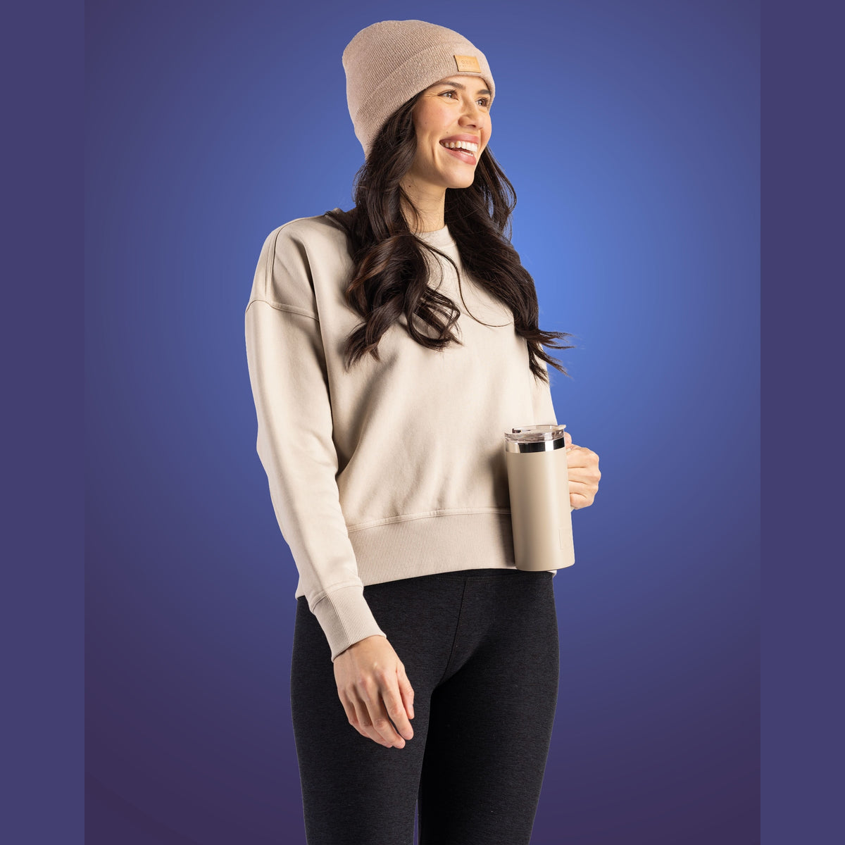 Clique Women's Drive Recycled Crewneck Sweatshirt-7