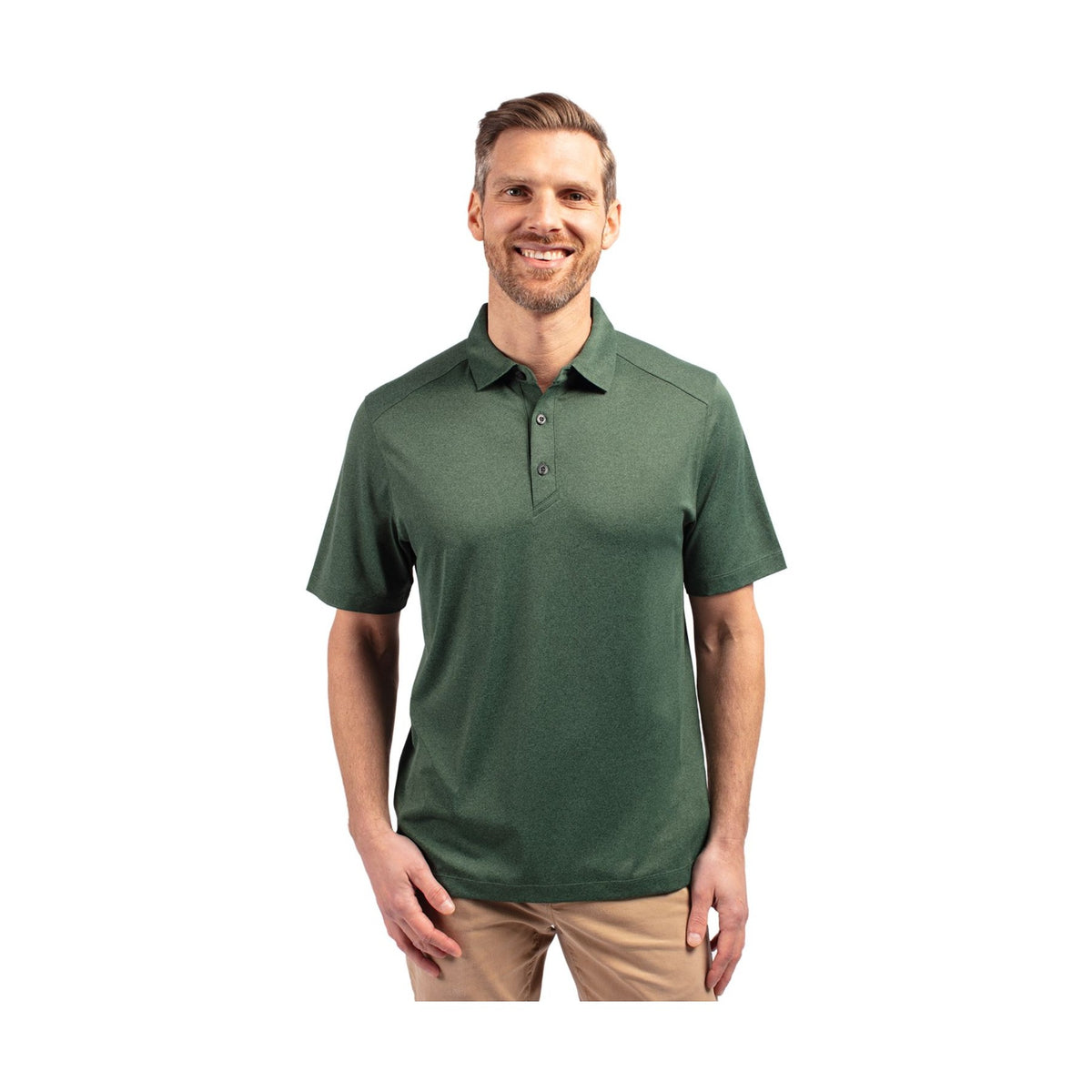 Cutter & Buck Men's Forge Recycled Four-Way Stretch Polo Mens Apparel Shirts & Tops