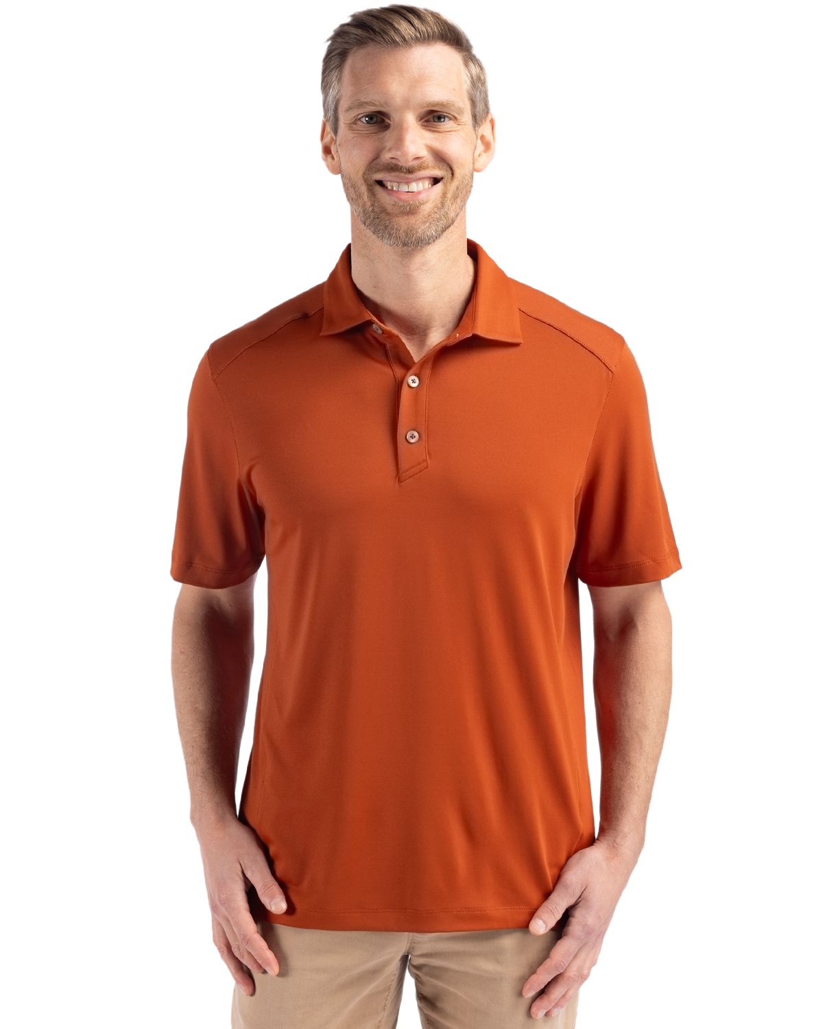 Cutter & Buck Men's Forge Recycled Four-Way Stretch Polo-1