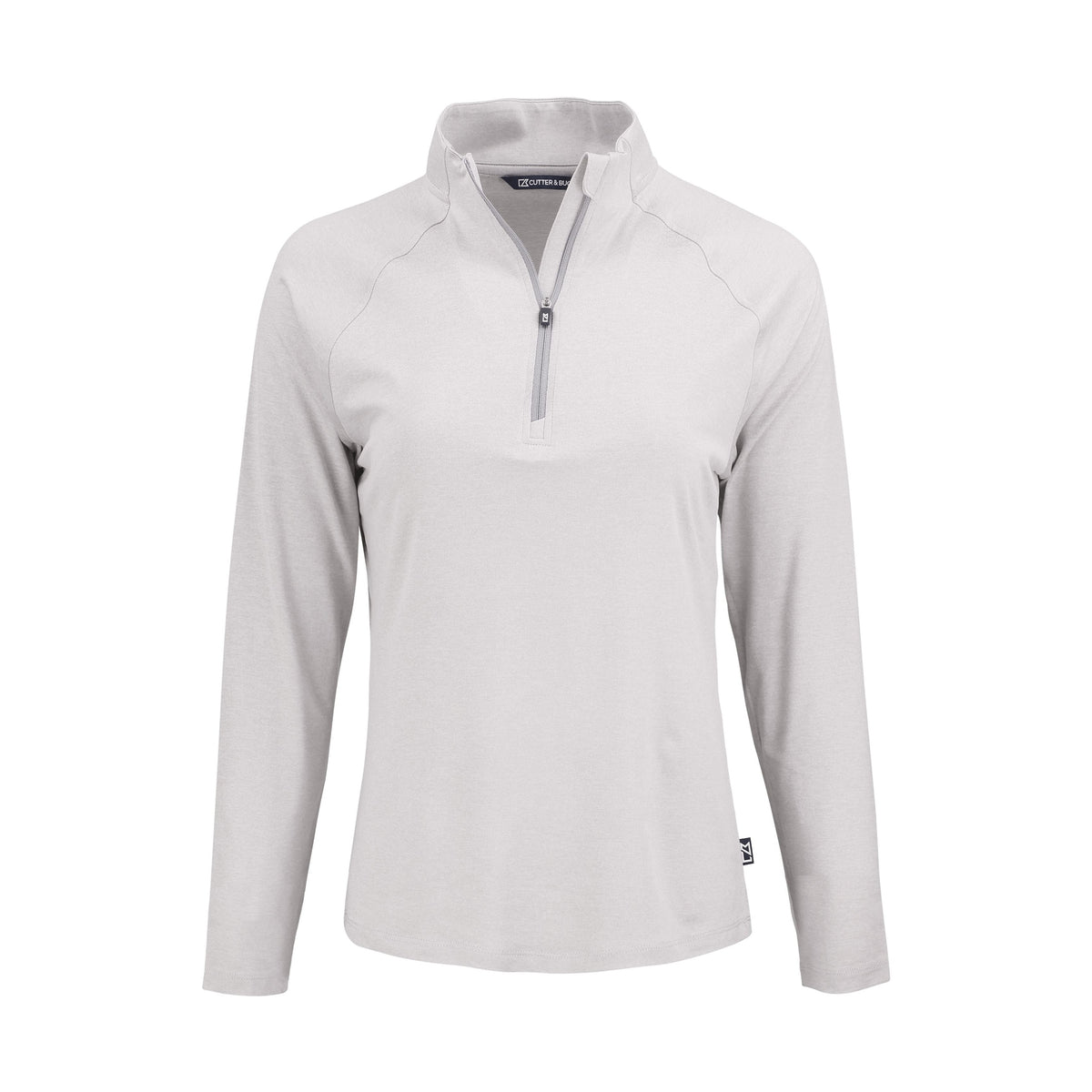 Cutter & Buck Women's Coastline Recycled Double Peached Quarter Zip Pullover-4