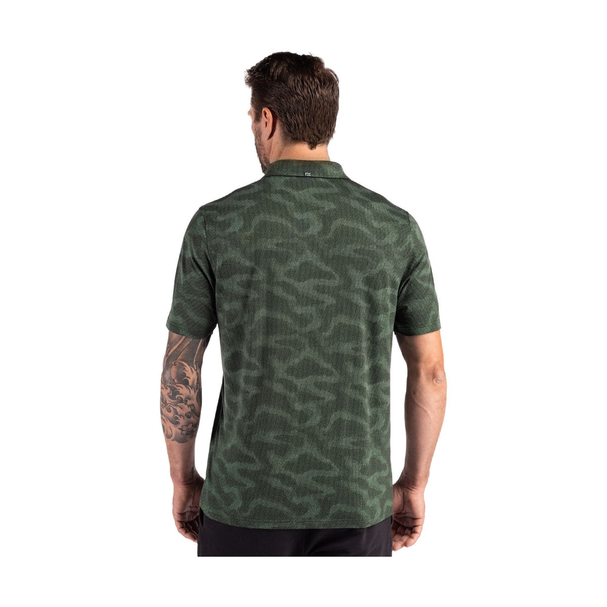 Cutter & Buck Men's Coastline Recycled Double Peached Camo Print Polo-3
