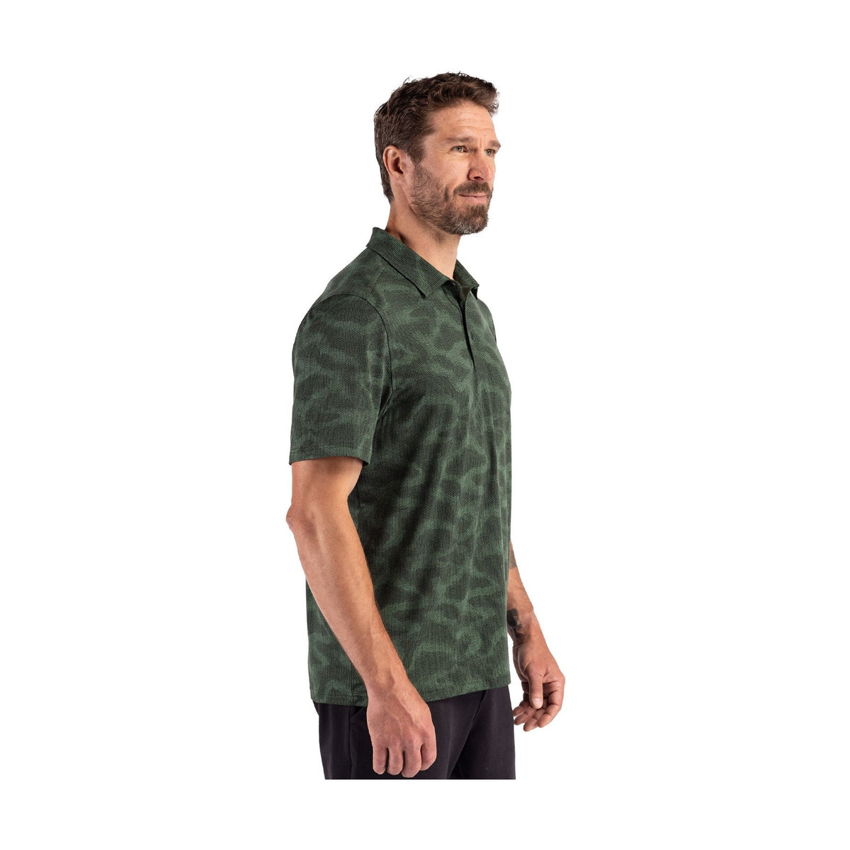 Cutter & Buck Men's Coastline Recycled Double Peached Camo Print Polo-4