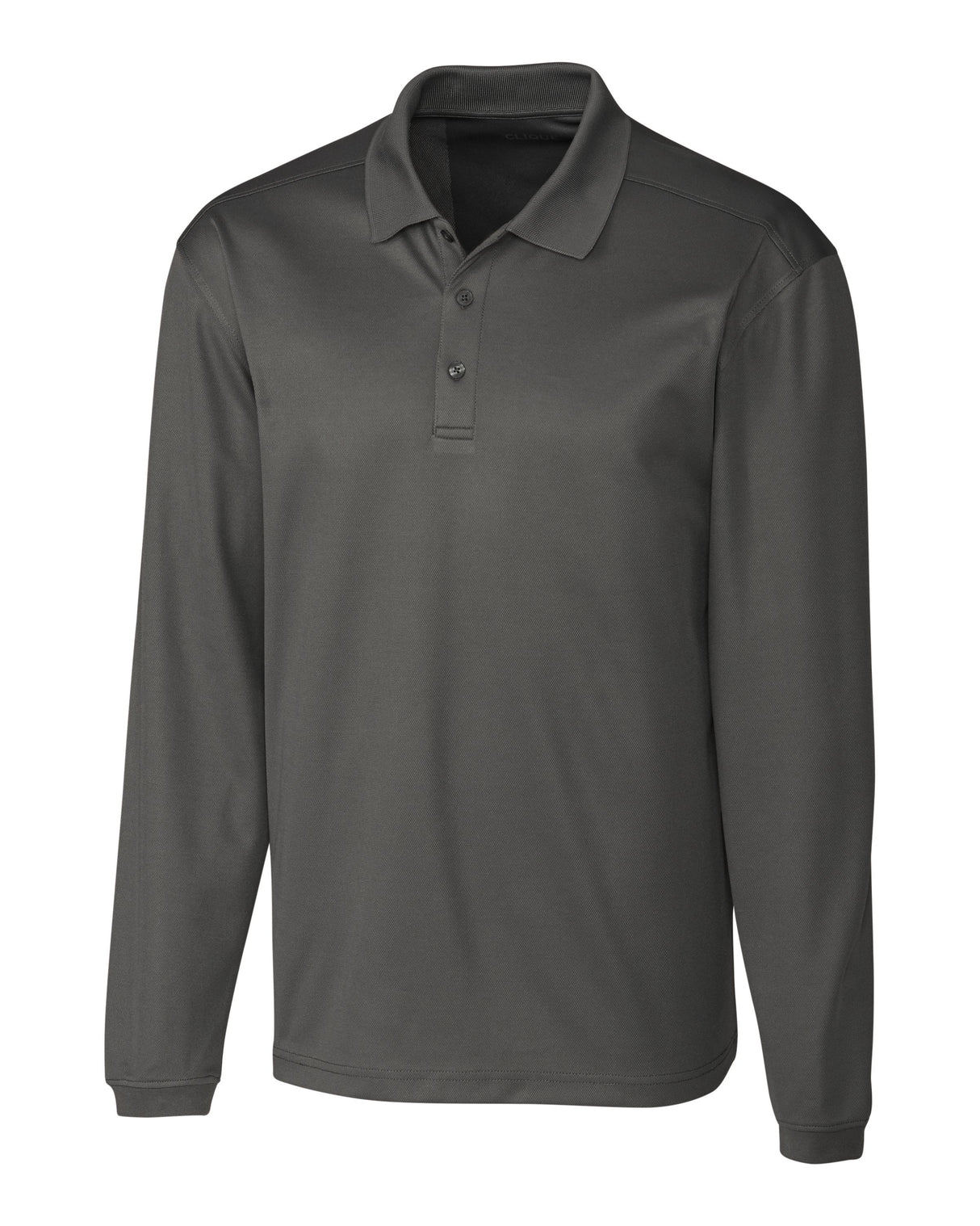 Clique Men's Spin Solution-dyed Performance Pique Long Sleeve Polo-1
