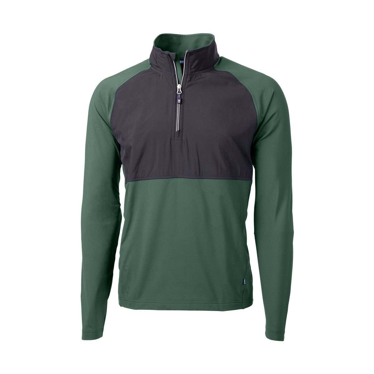 Cutter & Buck Men's Adapt Recycled Soft Knit Stretch Hybrid Quarter Zip Pullover Mens Apparel Sweatshirts & Fleece