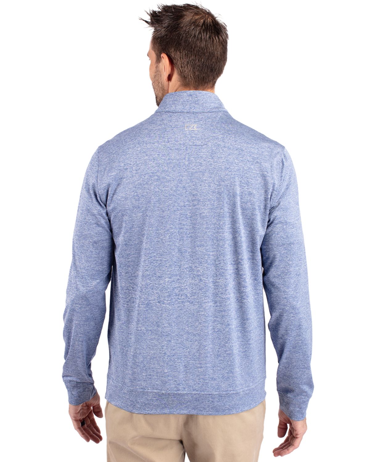 Cutter & Buck Men's Stealth Heathered Quarter Zip-2