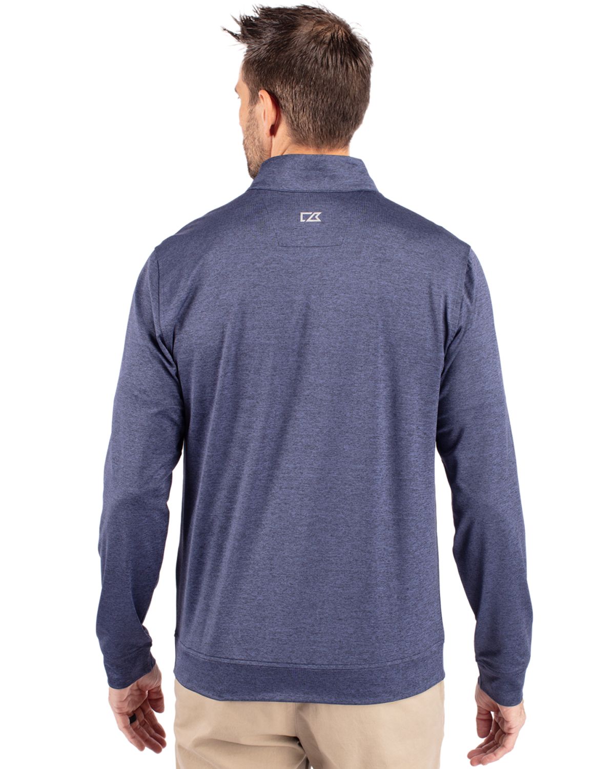 Cutter & Buck Men's Stealth Heathered Quarter Zip-2