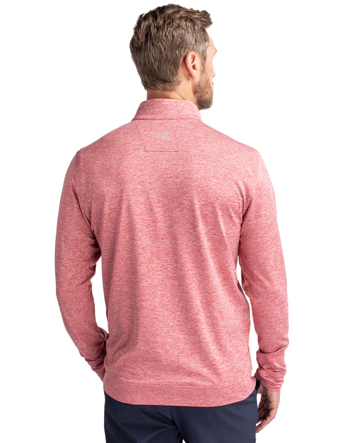 Cutter & Buck Men's Stealth Heathered Quarter Zip-2