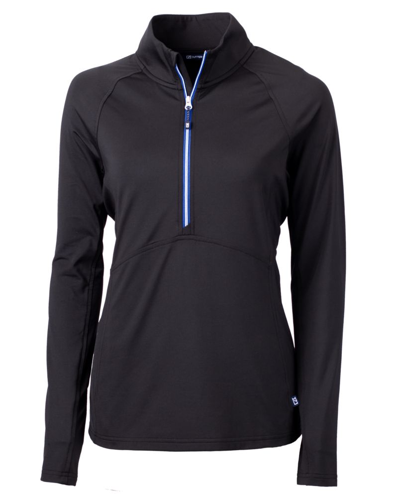 Cutter & Buck Women's Adapt Recycled Soft Knit Stretch Half Zip Pullover-2