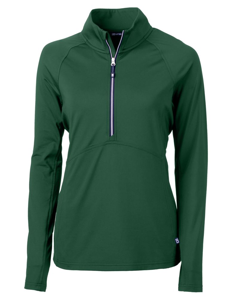 Cutter & Buck Women's Adapt Recycled Soft Knit Stretch Half Zip Pullover-2
