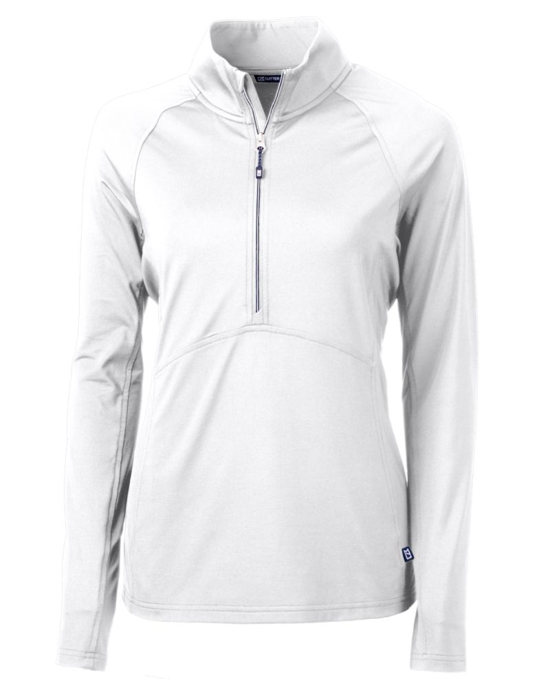 Cutter & Buck Women's Adapt Recycled Soft Knit Stretch Half Zip Pullover-5